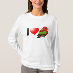 I Love Yellow-backed Lories Women's Basic Long Sleeve T-Shirt