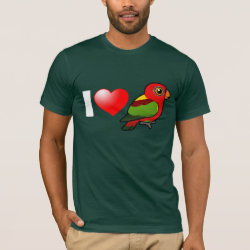 I Love Yellow-backed Lories Men's Basic American Apparel T-Shirt