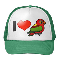 I Love Yellow-backed Lories Trucker Hat