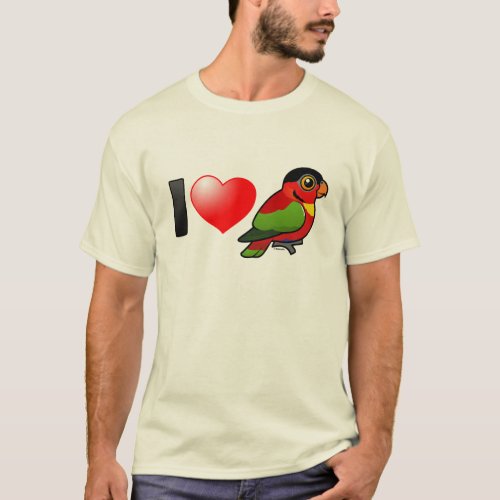 Cute Yellow-bibbed Lory T-Shirts & Gifts by Birdorable