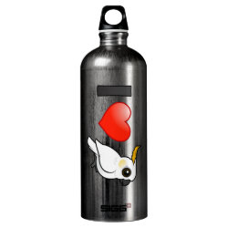 I Love Yellow-crested Cockatoos (down) SIGG Traveller Water Bottle (0.6L)