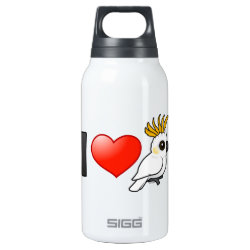 I Love Yellow-crested Cockatoos (up) SIGG Thermo Bottle (0.5L)