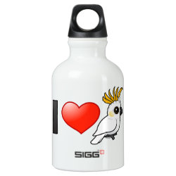 I Love Yellow-crested Cockatoos (up) SIGG Traveller Water Bottle (0.6L)