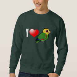 I Love Yellow-headed Amazons Men's Basic Sweatshirt