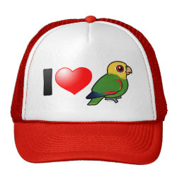 I Love Yellow-headed Amazons Trucker Hat
