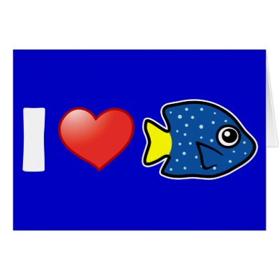 I Love Yellowtail Damselfish