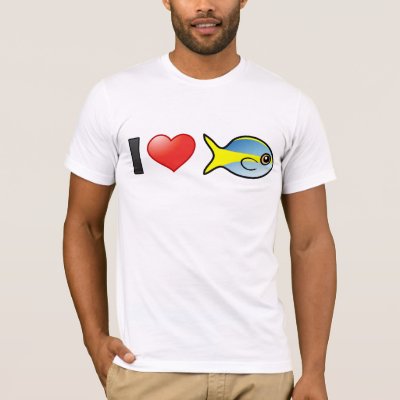I Love Yellowtail Snapper T-Shirt