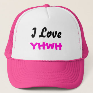 I Love YHWH Ladies Cap