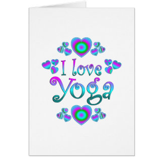 I Love Yoga Cards