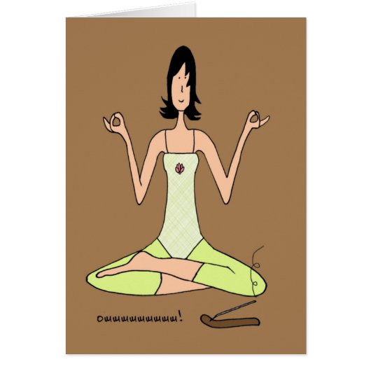 I love Yoga Greeting/Note Card (Front)