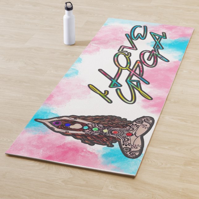 I love yoga mat, Colorful Yoga Mat (In Situ)