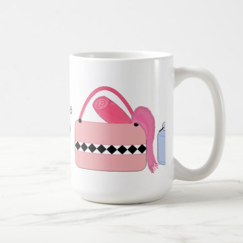 I Love Yoga with Yoga Gear Coffee Mug