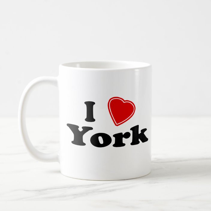 I Love York Drinkware