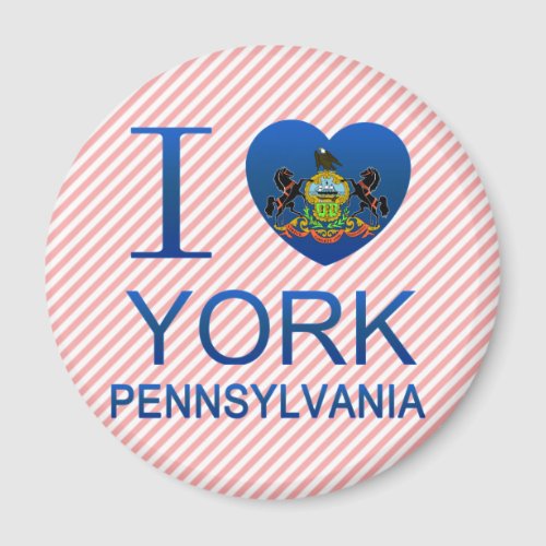 I Love York PA Magnet