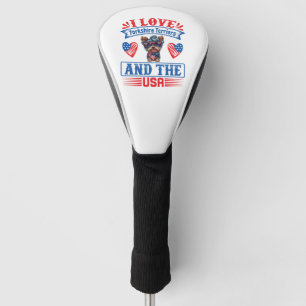 I love Yorkshire Terriers and the USA 01 Golf Head Cover