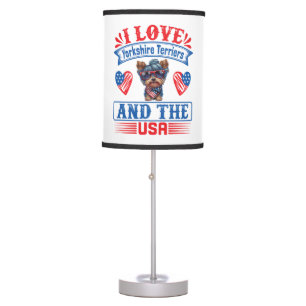 I love Yorkshire Terriers and the USA 01 Table Lamp