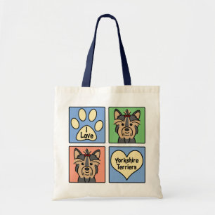 I Love Yorkshire Terriers Tote Bag