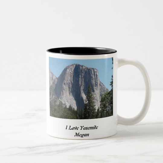 I Love Yosemite Mug with El Capitan Photo