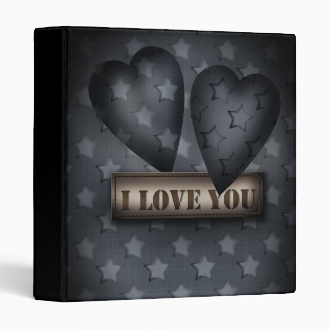 I love you 3 ring binder (Front/Spine)
