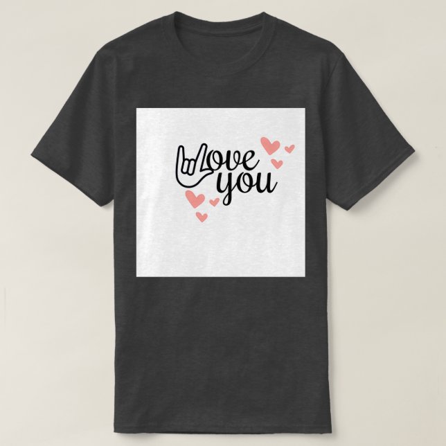 i love you 3 T-Shirt (Design Front)