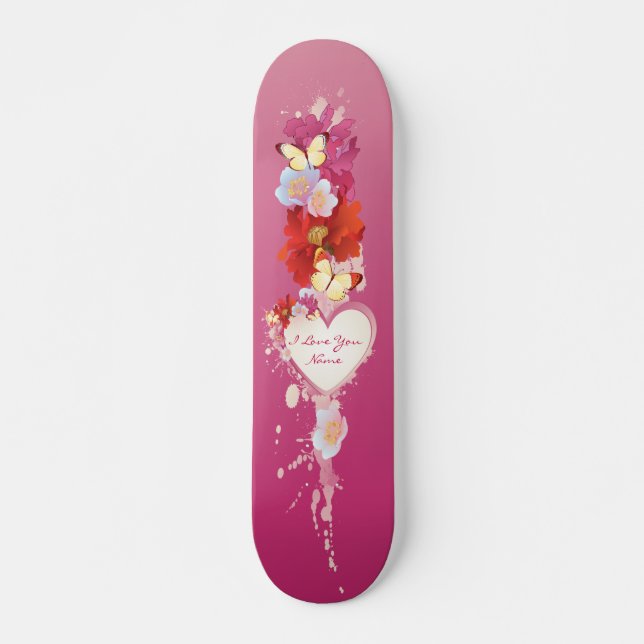 I Love You 5 Skateboard Deck (Front)