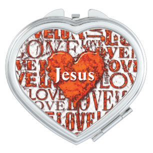 I Love You 6 Options Makeup Mirror
