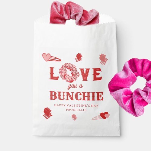 I Love You A Bunchie Punny Valentine Favor Bag