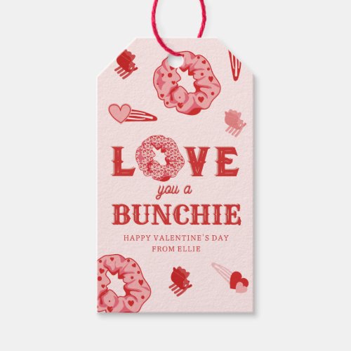 I Love You A Bunchie Punny Valentine Gift Tags