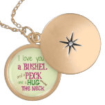 &quot;i Love You A Bushel And A Peck&quot; Necklace at Zazzle