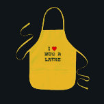 I Love You a Latke Kids' Apron<br><div class="desc">Great Chanukah gift to tell somebody how much you love them with a play on words with Latke!</div>