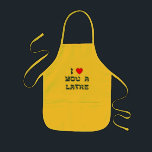 I Love You a Latke Kids' Apron<br><div class="desc">Great Chanukah gift to tell somebody how much you love them with a play on words with Latke!</div>