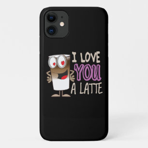 I Love You a Latte iPhone 11 Case