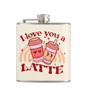 I Love You A Latte Flask