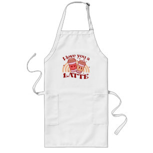 I Love You A Latte Long Apron