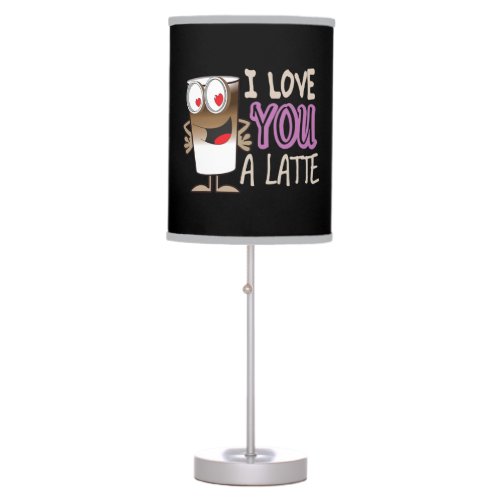 I Love You a Latte Table Lamp