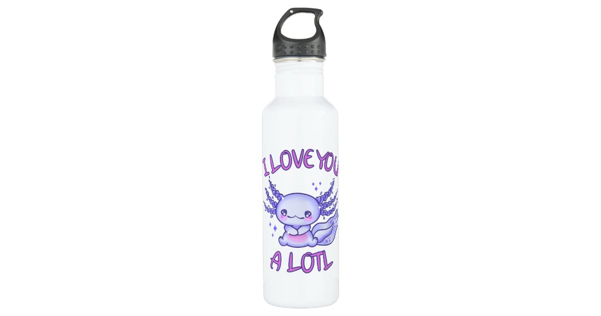 Axolotl Water Bottle, Axolotl Gifts, Stainless Steel Water Bottle