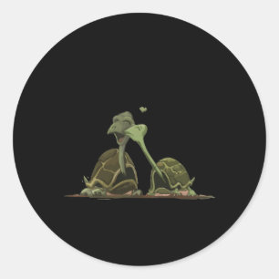 I Love You A Lottle It'S Like A Little But A Lot T Classic Round Sticker