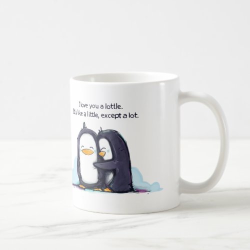 I LOVE You A Lottle Penguins _ Mug