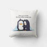 I Love You A Lottle Penguins - Pillow at Zazzle
