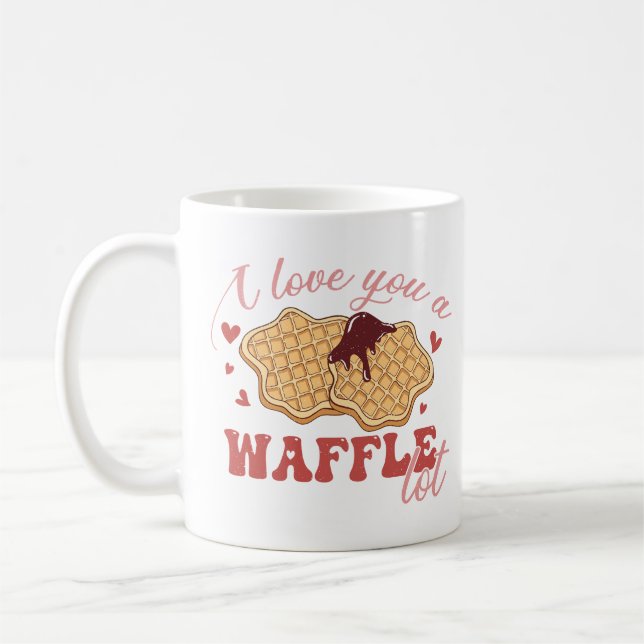 I Love You A Waffle Lot Coffee Mug (Left)