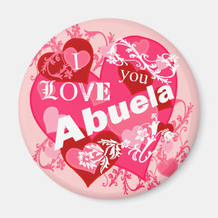 I Love You Abuela Magnet