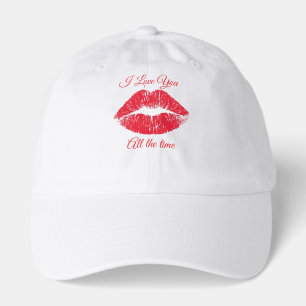 I Love You All the Time on a White Hat