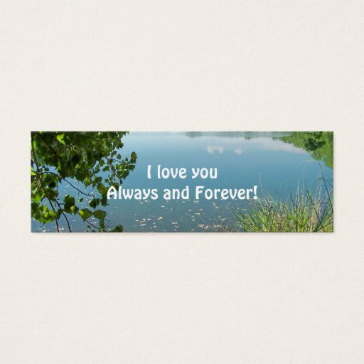 Customizable I love you Always and Forever! Business Cards