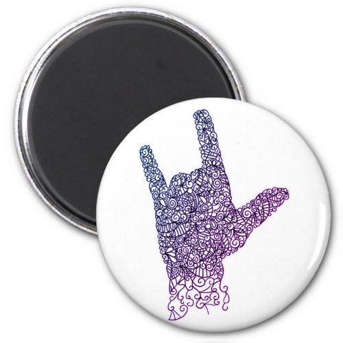 I Love You American Sign Language Magnet
