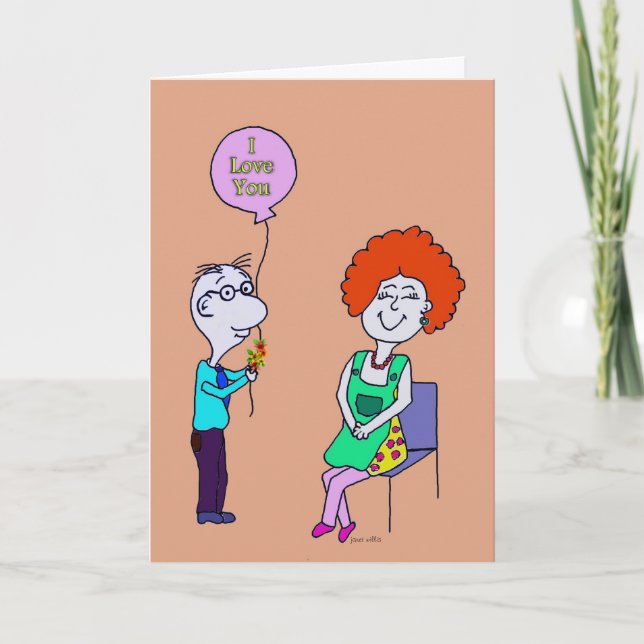 "I Love You" Anniversay Card (Front)