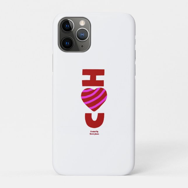 I Love You Apple iPhone 11 Pro Case (Back)