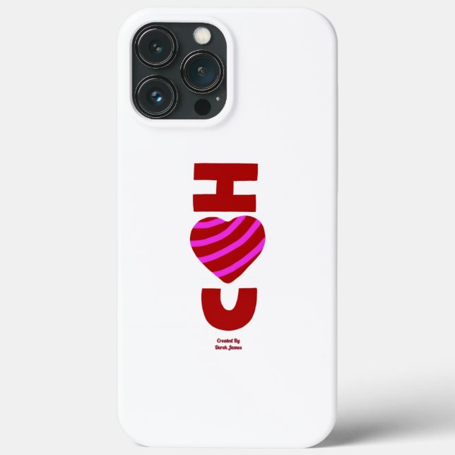 I Love You Apple iPhone 13 Pro Max Case (Back)