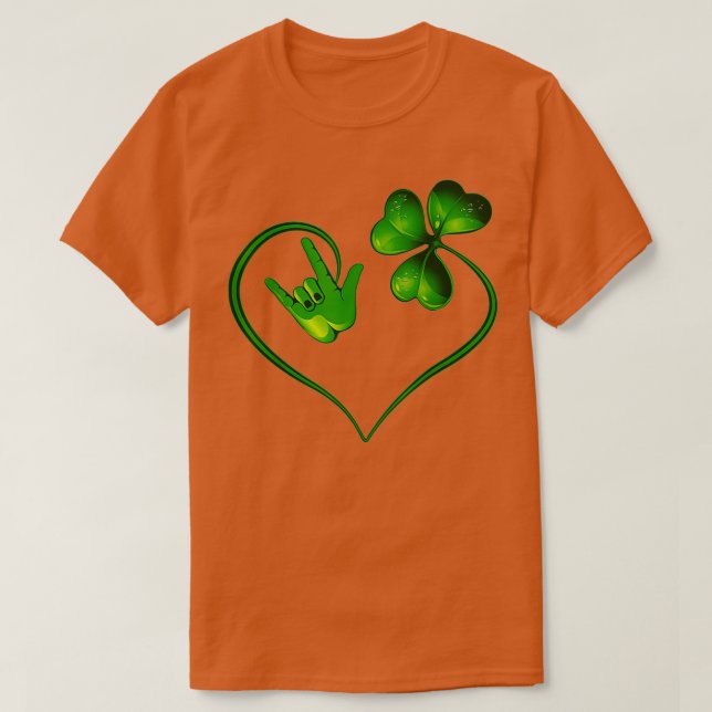 I Love You ASL Sign Language 1 T-Shirt (Design Front)