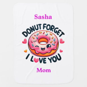 I Love You Baby Blanket