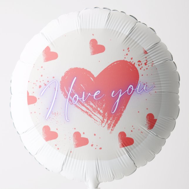 i love you Balloon (Front)